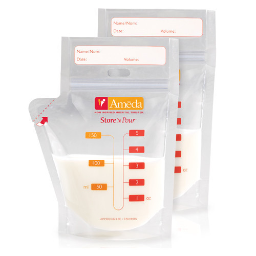 Poches pour conserver le lait maternel